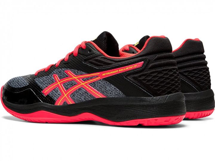 ASICS Netburner Ballistic FF Black / Laser Pink